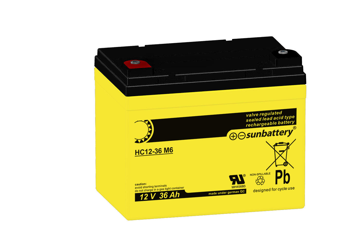 SUN Battery HC12-36 M6