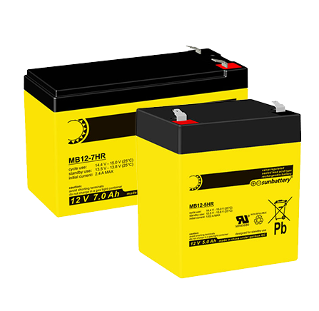 SUN Battery SB12-45 12V 45Ah Bleiakku VdS